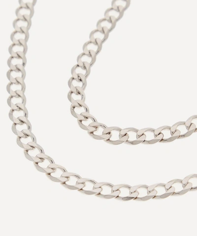 Shop Maria Black Rhodium-plated Sterling Silver Forza Necklace