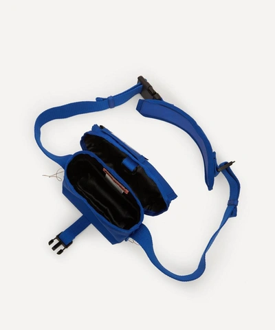 Shop Acne Studios Mini Messenger Bag In Deep Blue