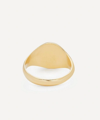 Shop Alex Monroe Gold-plated Heart Signet Ring