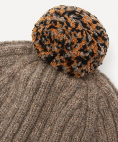 Shop Quinton Chadwick Seamless Pom Pom Wool Beanie Hat