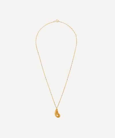 Shop Alighieri Gold-plated The Better Craftsman Pendant Necklace