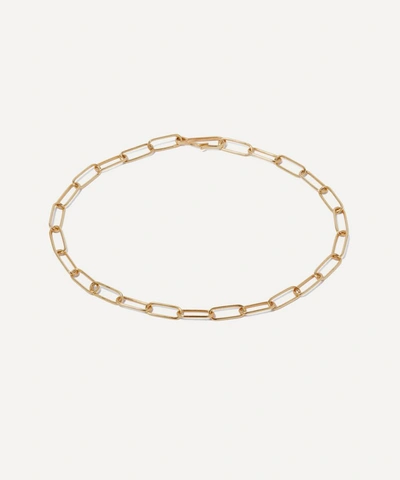 Shop Annoushka 14ct Gold Mini Cable Chain Bracelet