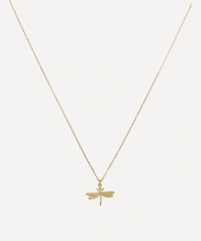 Shop Alex Monroe Gold Teeny Tiny Dragonfly Necklace