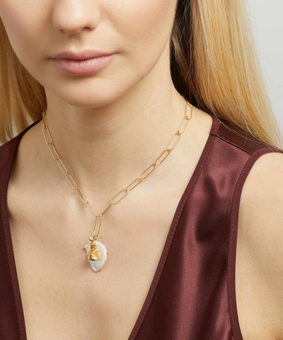 Shop Alighieri Gold-plated Tales Of The Sea Necklace
