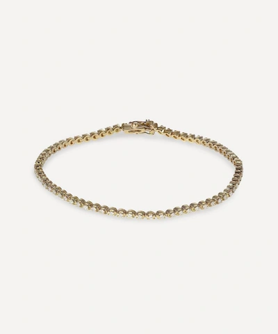 Shop Kojis 1ct Diamond Line Bracelet In Gold