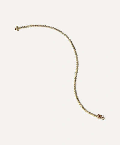 Shop Kojis 1ct Diamond Line Bracelet In Gold