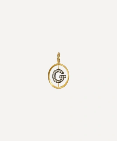 Shop Annoushka 18ct Gold G Diamond Initial Pendant