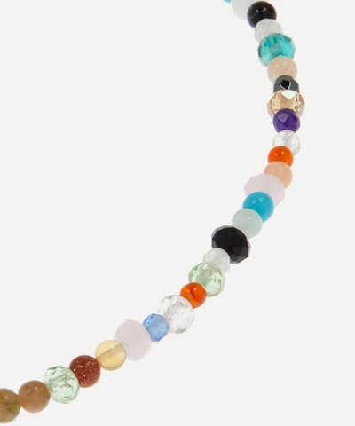 Shop Anni Lu Gold-plated Precious Mix Beaded Bracelet