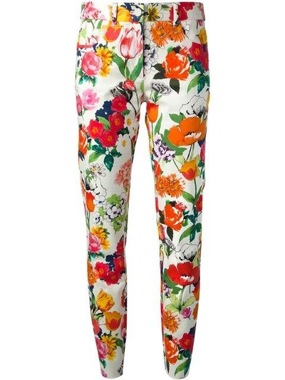 Shop Moschino Floral Print Trouser