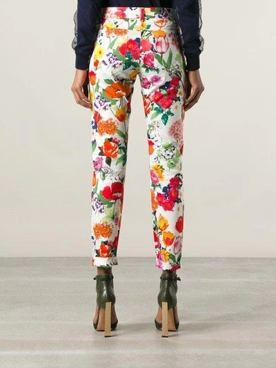 Shop Moschino Floral Print Trouser