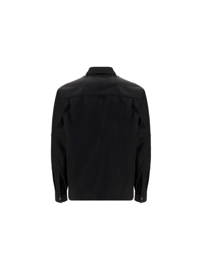 Shop Prada Men's Black Polyamide Shirt