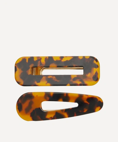 Shop The Uniform Tortoiseshell Hair Clips Set Of Two