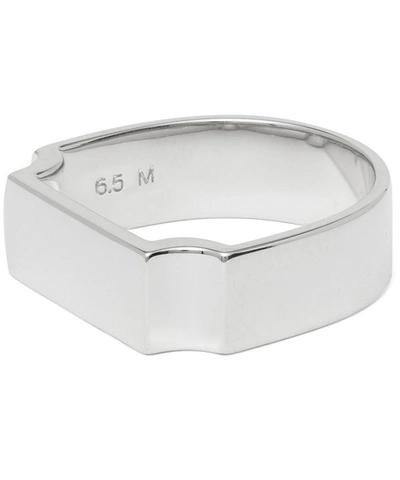 Monica Vinader Sterling Silver Signature Wide Ring