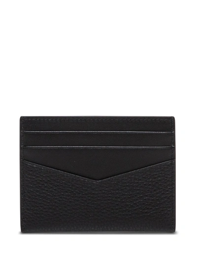 Shop Givenchy Black Leather Card Holder With Logo