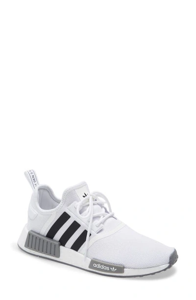 Shop Adidas Originals Nmd R1 Primeblue Sneaker In White/ Core Black