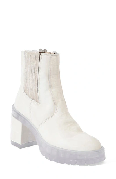 Shop Free People James Chelsea Boot In Ice Leather