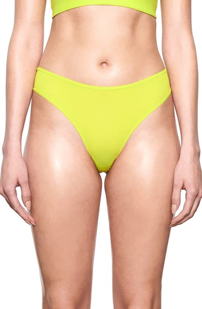 Shop Skims Fits Everybody Cheeky Brief In Neon Lime