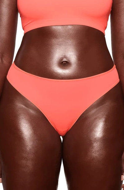 Shop Skims Fits Everybody Cheeky Briefs In Neon Coral