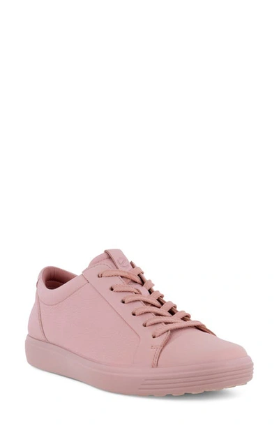 Shop Ecco Soft 7 Mono 2.0 Sneaker In Silver Pink/ Silver Pink