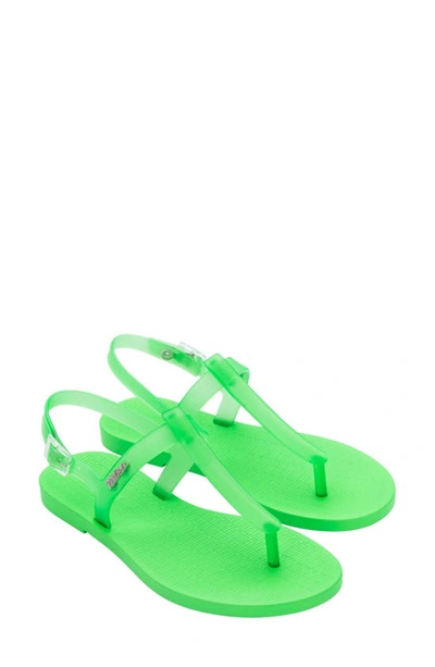 Shop Melissa Sun Ventur Sandal In Green