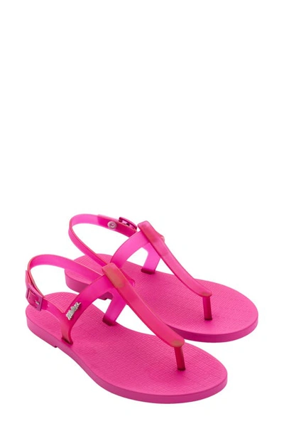 Shop Melissa Sun Ventur Sandal In Pink