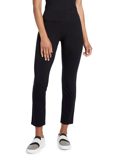 Shop Nic + Zoe, Plus Size Women's Eaze Slim Cropped Pants In Black Onyx