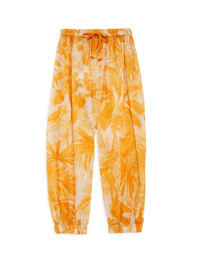Shop Zimmermann Baby's, Little Girl's & Girl's Mae Harem Pant In Orange