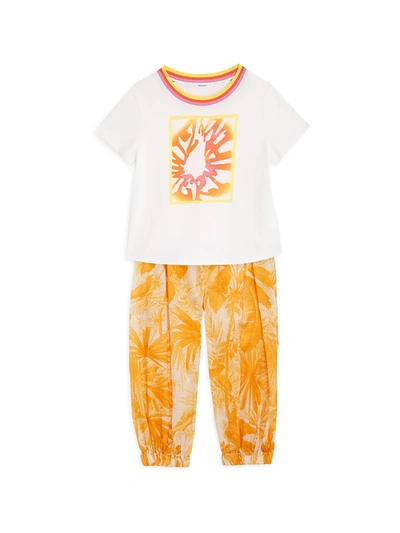 Shop Zimmermann Baby's, Little Girl's & Girl's Mae Harem Pant In Orange