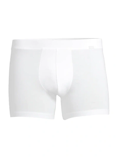 Shop Hanro Men's Cotton Essentials Briefs In All White