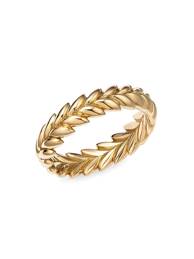 Shop Futura Women's Stacking Rings Ethereal Laurel 18k Yellow Gold Ring