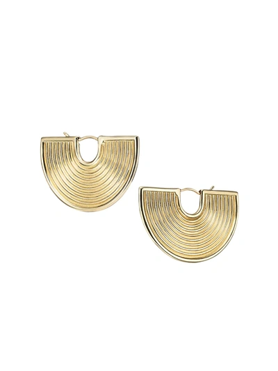 Shop Futura Women's Legends 18k Yellow Gold Deity Earrings