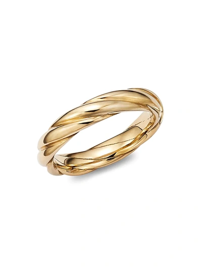 Shop Futura Women's Stacking Rings Tenderness 18k Yellow Gold Woven Ring
