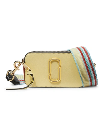 Shop Marc Jacobs Women's The Colorblock Snapshot Bag In Yellow Multi