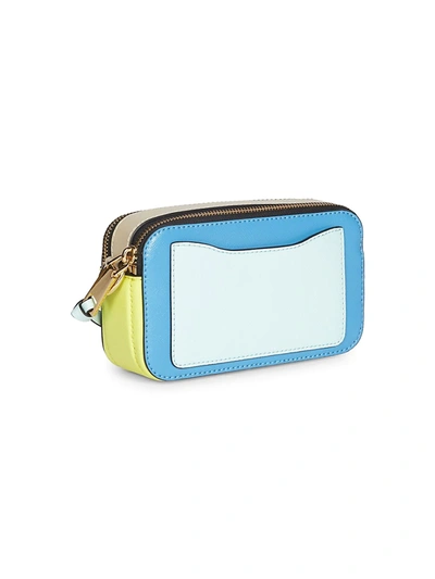 Shop Marc Jacobs Women's The Colorblock Snapshot Bag In Yellow Multi