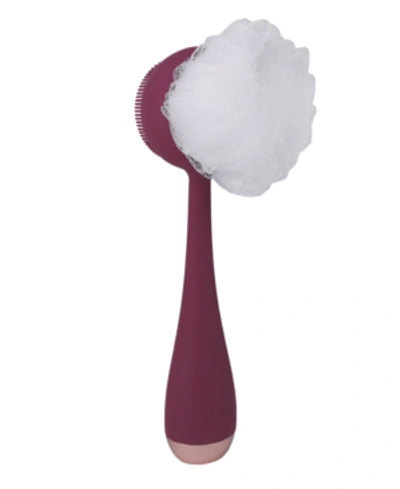 Shop Pmd Silverscrub Silver-infused Loofah Replacements Cleansing Device In Berry