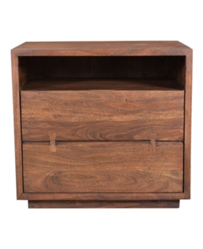 Shop Moe's Home Collection Madagasikara Nightstand In Brown