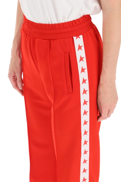 Shop Golden Goose Dorotea Jogging Trousers In Red,white