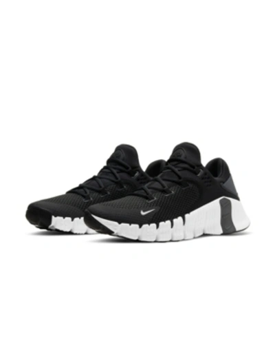 Shop Nike Men's Free Metcon 4 Training Sneakers From Finish Line In Black