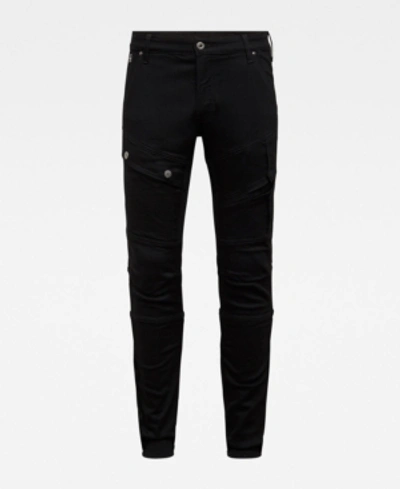 Shop G-star Raw Men's Airblaze 3d Skinny Jeans In Pitch Black