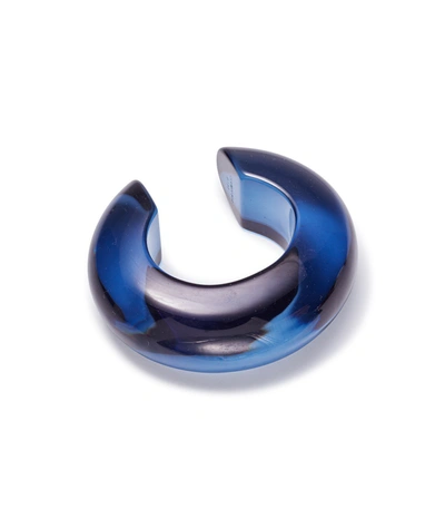 Shop Lizzie Fortunato Arc Cuff Bracelet - Indigo In Blue