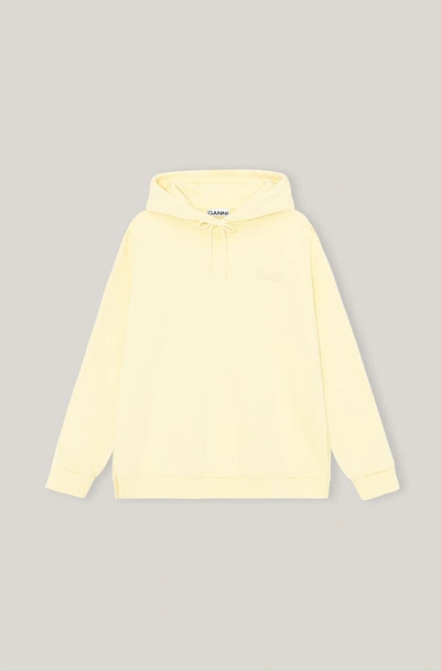 Shop Ganni Software Isoli Oversized Hoodie In Anise Flower