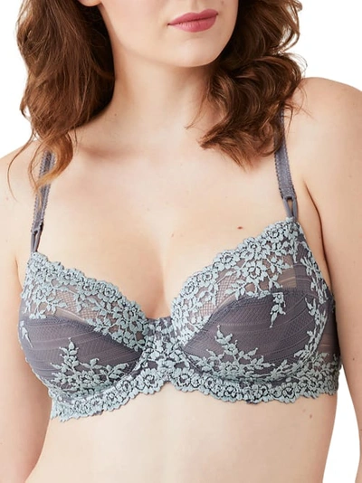 Wacoal Embrace Lace Underwire Bra 65191, Up To Ddd Cup In Quiet
