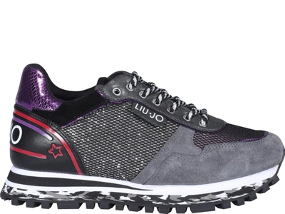Shop Liu •jo Wonder Sneaker In Purple