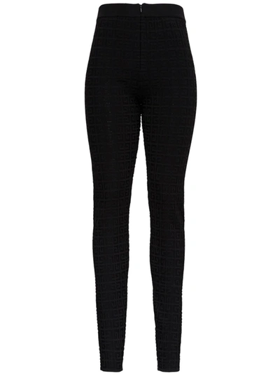 Shop Givenchy Stretch 4g Knitted Pants In Black