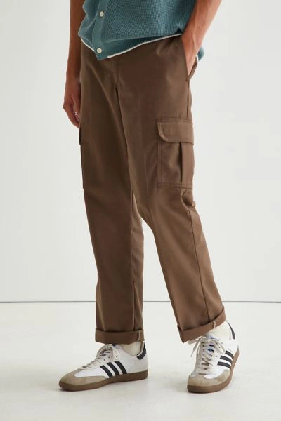 Shop Dickies Twill Cargo Pant In Brown