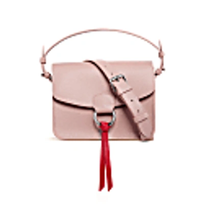 Plik Salma Saddle Crossbody Bag Cappuccino In Crossbody