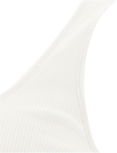 Shop Re/done "90's" Ribbed Tank Top In White