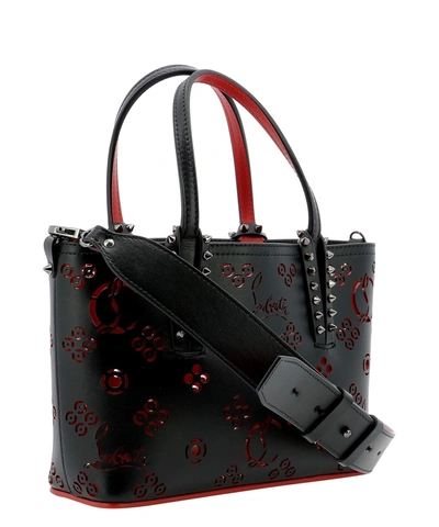 Shop Christian Louboutin "cabata" Handbag In Black  