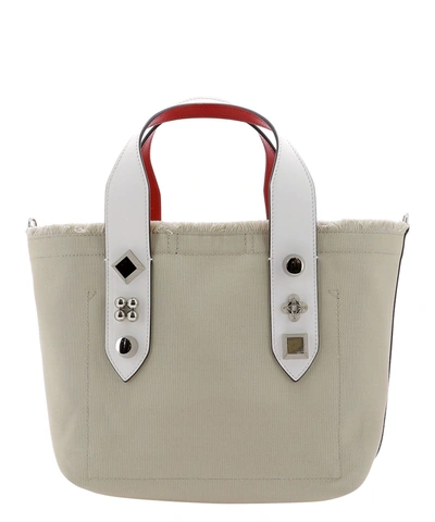 Shop Christian Louboutin "frangibus" Handbag In Beige