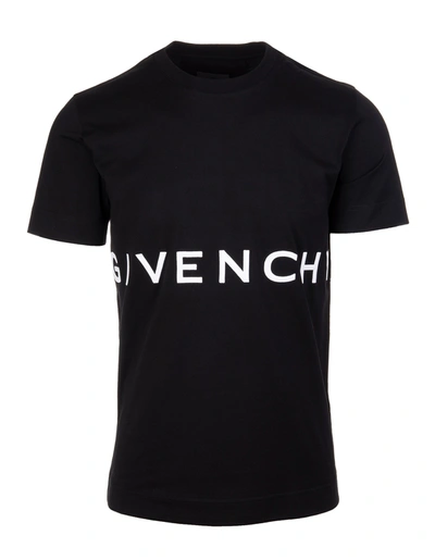 Shop Givenchy Man Black  4g Slim Firt T-shirt